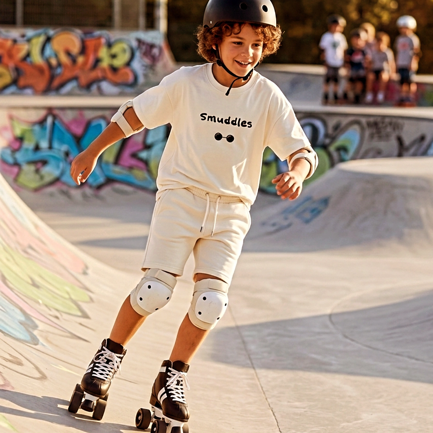 Boxy Fit Off White Co-ord set for Boys - Image 3