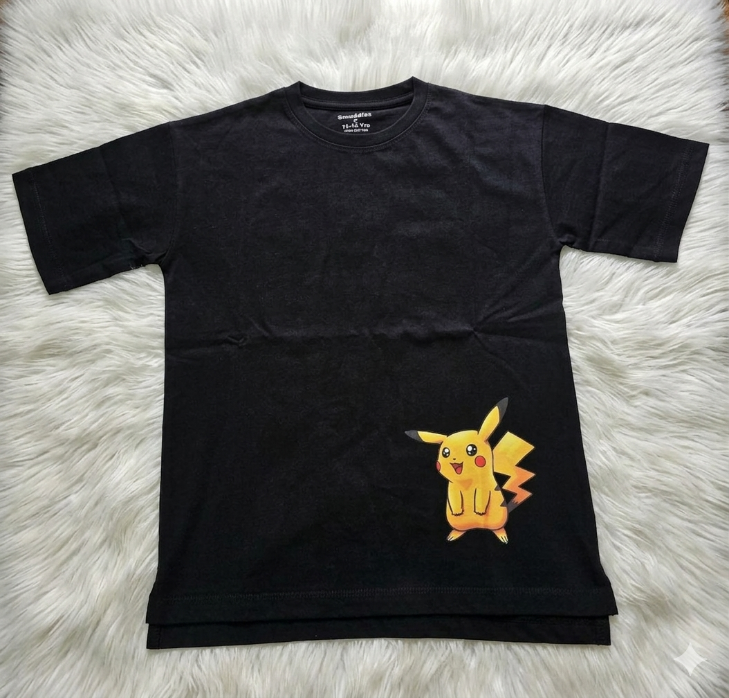 Boxy Fit Black Co-ord set for Boys