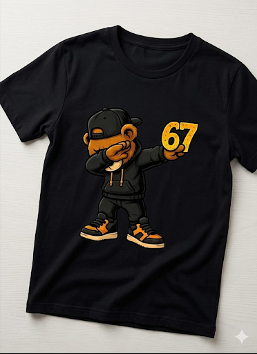 Regular Fit Black T-shirt for Boys