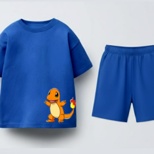 Boxy Fit Royal Blue Co-ord set for Boys