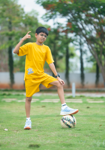 Boxy Fit Mustard Co-ord set for Boys - Image 3