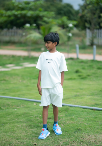 Boxy Fit Off White Co-ord set for Boys - Image 2