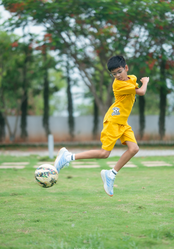 Boxy Fit Mustard Co-ord set for Boys - Image 2