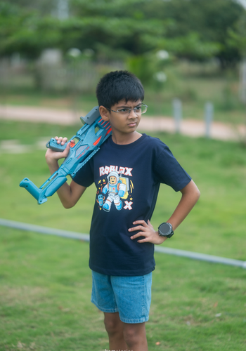 Regular Fit Navy Blue T-shirt for Boys - Image 2
